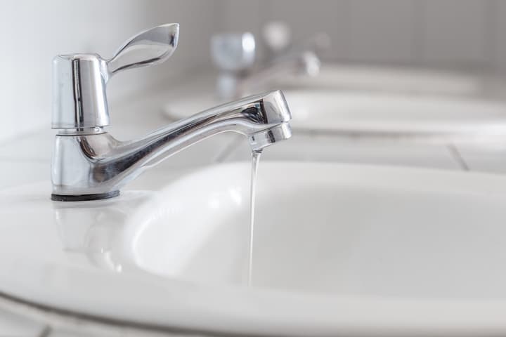 Weak water flow from a kitchen faucet in a Toronto home