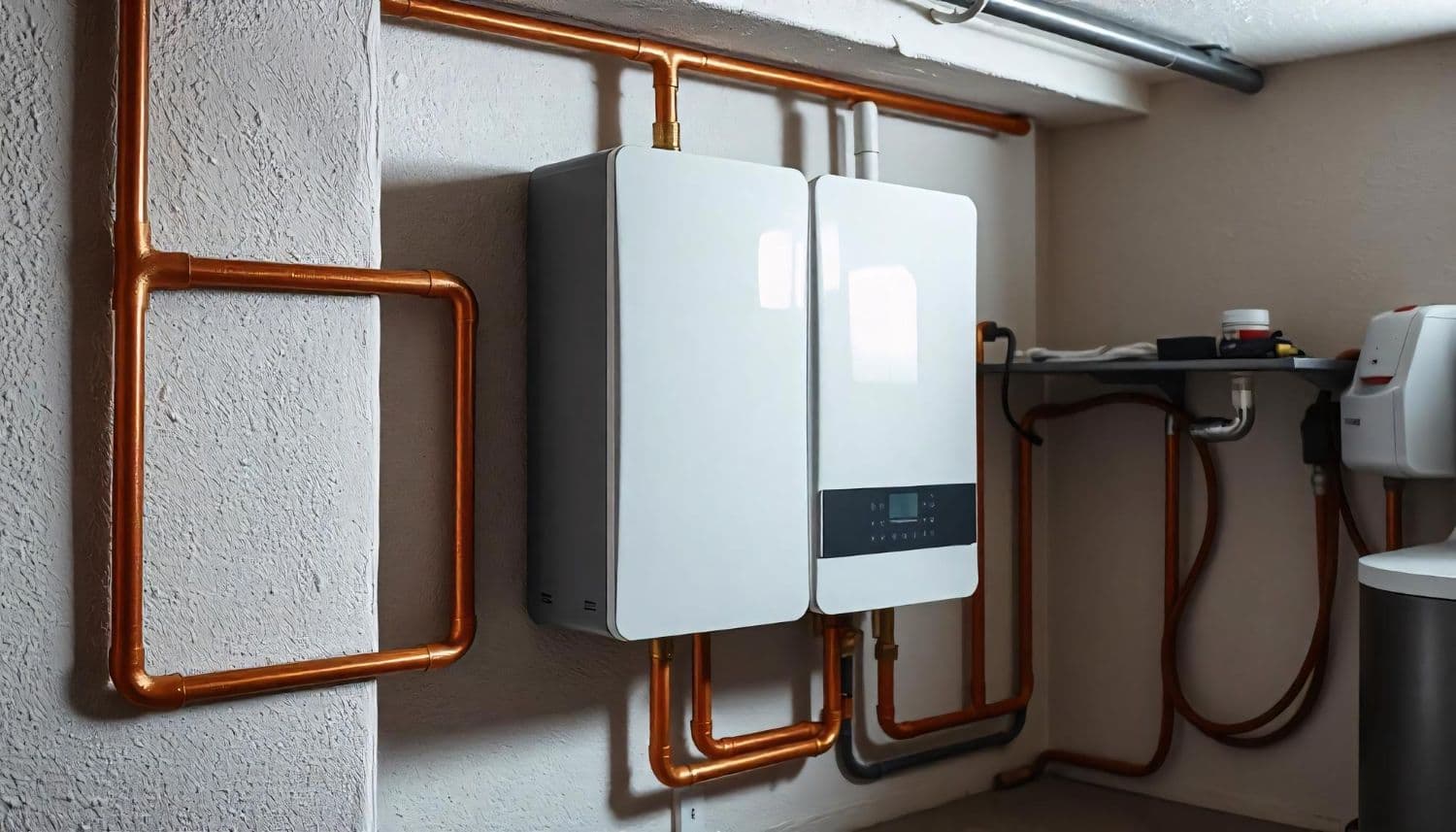 Navien tankless water heater installed in a Toronto home